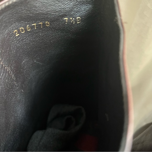 Authentic Gucci Tall Brown High Heel Leather Boot-sz 7.5 - Picture 6 of 16